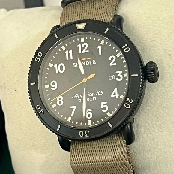 Shinola The Runwell Sports Argonite-705 Detroit Designer Men’s watch. - Picture 5 of 9